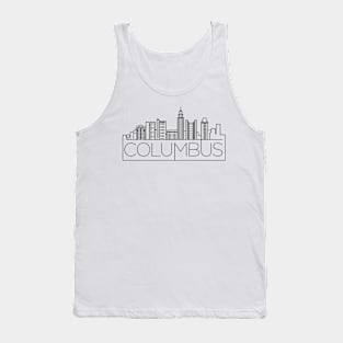 Columbus Minimal Skyline Tank Top